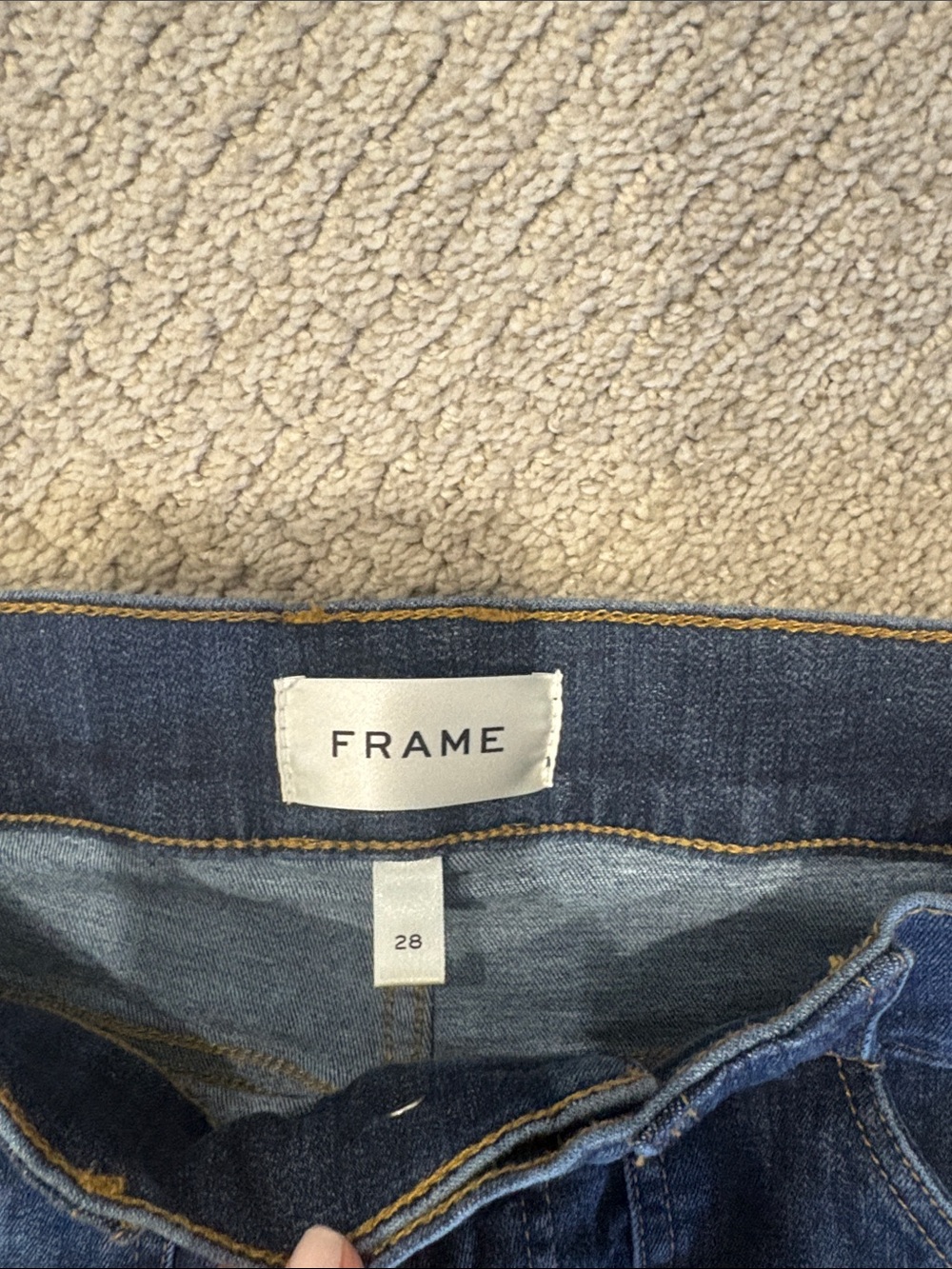 Frame Carpenter wide leg jeans - Picture 2 of 4